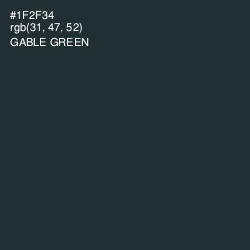 #1F2F34 - Gable Green Color Image